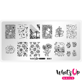 Whats Up Nails - Stamping Plate - B061 Summer in the Countryside
