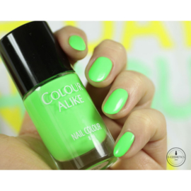 Colour Alike -  Nail Polish - Neon goes Plastic - 605. Electric Green