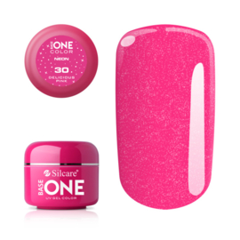 Base One - UV COLOR GEL - Neon - 30. Delicious Pink