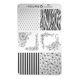 Yours Cosmetics - Stamping Plates - :YOURS Loves Tracy Lee - YLT05. Design Medley