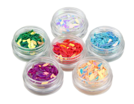 Nailways - Oval Glitter Dazzling Set - 6 kleuren