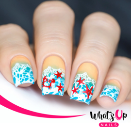 Whats Up Nails - Stamping Plate - A019 Beach Mode