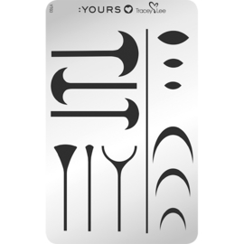 Yours Cosmetics - Stamping Plates - :YOURS Loves Tracy Lee - YLT03. Royal