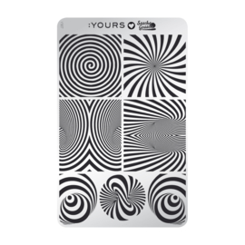 Yours Cosmetics - Stamping Plates - :YOURS Loves Sascha - YLS07. Illusional