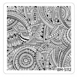 Bundle Monster - Paisley Flow Nail Art Manicure Stamping Plate - Thriving Tribal