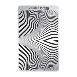 Yours Cosmetics - Stamping Plates - :YOURS Loves Sascha - YLS04. Zebra