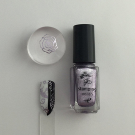 Clear Jelly Stamper Polish - #35 Paula's Pixie Purple