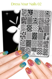Lina - Stamping Plate - Dress Your Nails - 02