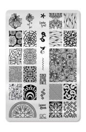 UberChic - Big Nail Stamping Plate - Collections 10-02