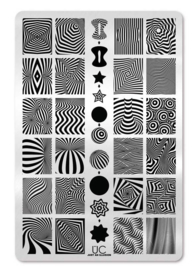 UberChic - Big Nail Stamping Plate - Just an Illusion