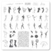 Clear Jelly Stamper - Medium Stamping Plate - CJS_205 - The Nude Series – In the Buff