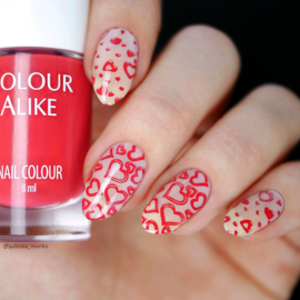 Colour Alike - Stamping Polish - 144. I love my red Gi