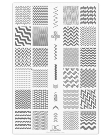 UberChic - Big Nail Stamping Plate - Got Chevron - 01