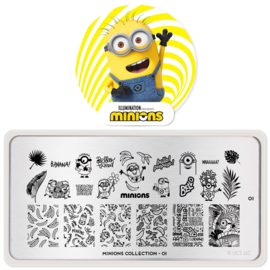 MoYou London - Movies Stamping Plate - Minions 1
