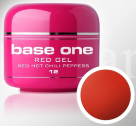 Base One - UV RED GEL - 12. Red Hot Chili Peppers