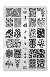 UberChic - Big Nail Stamping Plate - Collections 08-01