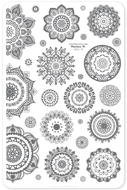 Clear Jelly Stamper - Big Stamping Plate - CJS_LC19 - Manisha's Mandalas
