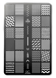 UberChic - Big Nail Stamping Plate - Got Chevron - 01