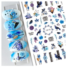 Nailways - Nail Stickers - F818 - Winter Time