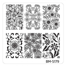 Bundle Monster - Mystic Woods Nail Stamp Plate - Woodland Abstracts