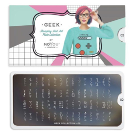 MoYou London - Stamping Plate - Geek 2