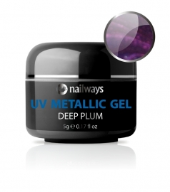 UV METALLIC GEL - Deep Plum