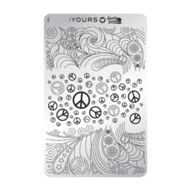 Yours Cosmetics - Stamping Plates - :YOURS Loves Sascha - YLS24. Peaceful Pleasure