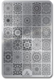 Lina - Stamping Plate - Mad for Mandalas - 01