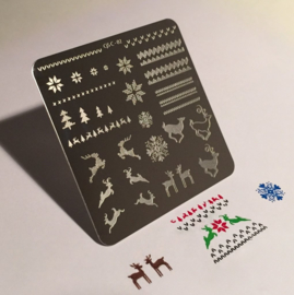 Clear Jelly Stamper - Stamping Plate - CJS_C02 - Christmas Sweater