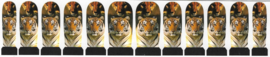 Whole Nail Waterdecal - Tiger