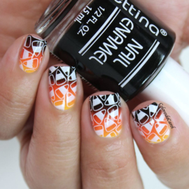 UberChic - Big Nail Stamping Plate - Halloween - 01