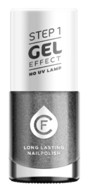 CF Gel Effekt Nagellak - Step 1 - 610. Iron Silver Gray