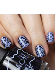 UberChic - Big Nail Stamping Plate - Damask & Baroque