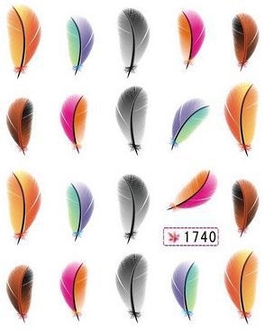 Waterdecals - Feathers