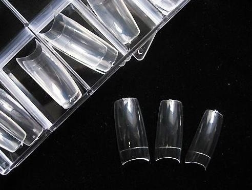 eindeloos compileren donker Clear - French Nail Tips in Box (100 stuks) | Nail Tips | Nailways