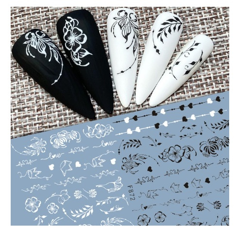 Nailways - Nail Stickers - F872 - Looking-Glass