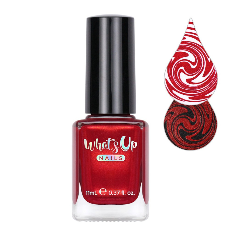 Whats Up Nails - Stamping polish - WSP010 - Hotter than Red