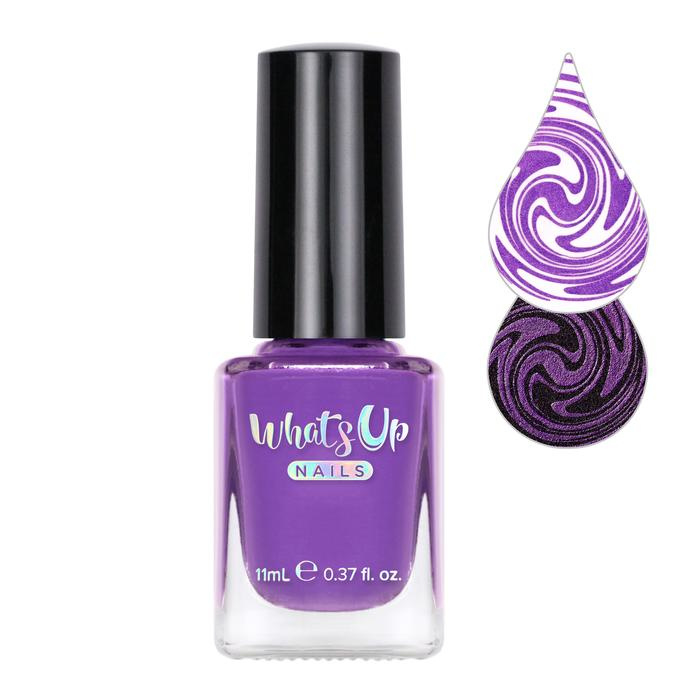 Whats Up Nails - Stamping polish - WSP030. First Violet