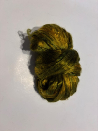 zijden lont, 3 gram, nummer 49, goud groen