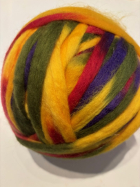 Potloodlont, geel rood groen paars, 10 gram