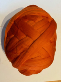 Merinowol (50 gram),oranje , kleurcode 521 extra fijn, 19,5 micron