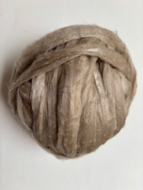 Sari zijden, beige  per 10 gram, prijs