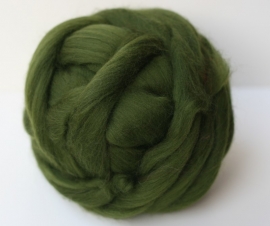 Merinowol (50 gram), bos groen, kleurcode 164, 20-21 micron