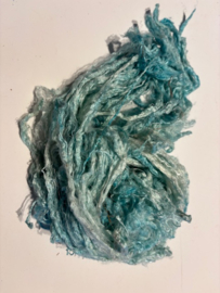 Zijde vermicelli, nummer 21 hemels turquoise, prijs per 5 gram