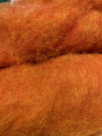 Kaardvlies / Bergschaap in vlies, kleur 634 abrikoos