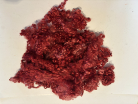 wensleydale krullen, nummer 1 rood , 15 gram