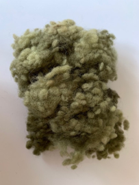 Wool nepps/ wolkogels merino, nummer 12 bos groen, 10 gram