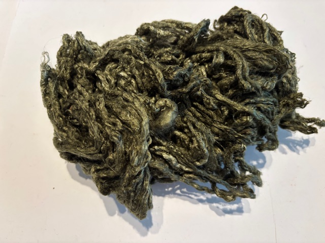 Zijde vermicelli, nummer 28 olijfgroen, prijs per 5 gram
