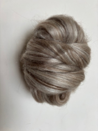 Merinowol (50 gram)  40% Falkland merino 20% Lama 20% india zijde 20% baby kameel, 20% alpaca, kleurcode 408