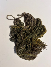 Zijde vermicelli, nummer 24 olijf , prijs per 5 gram